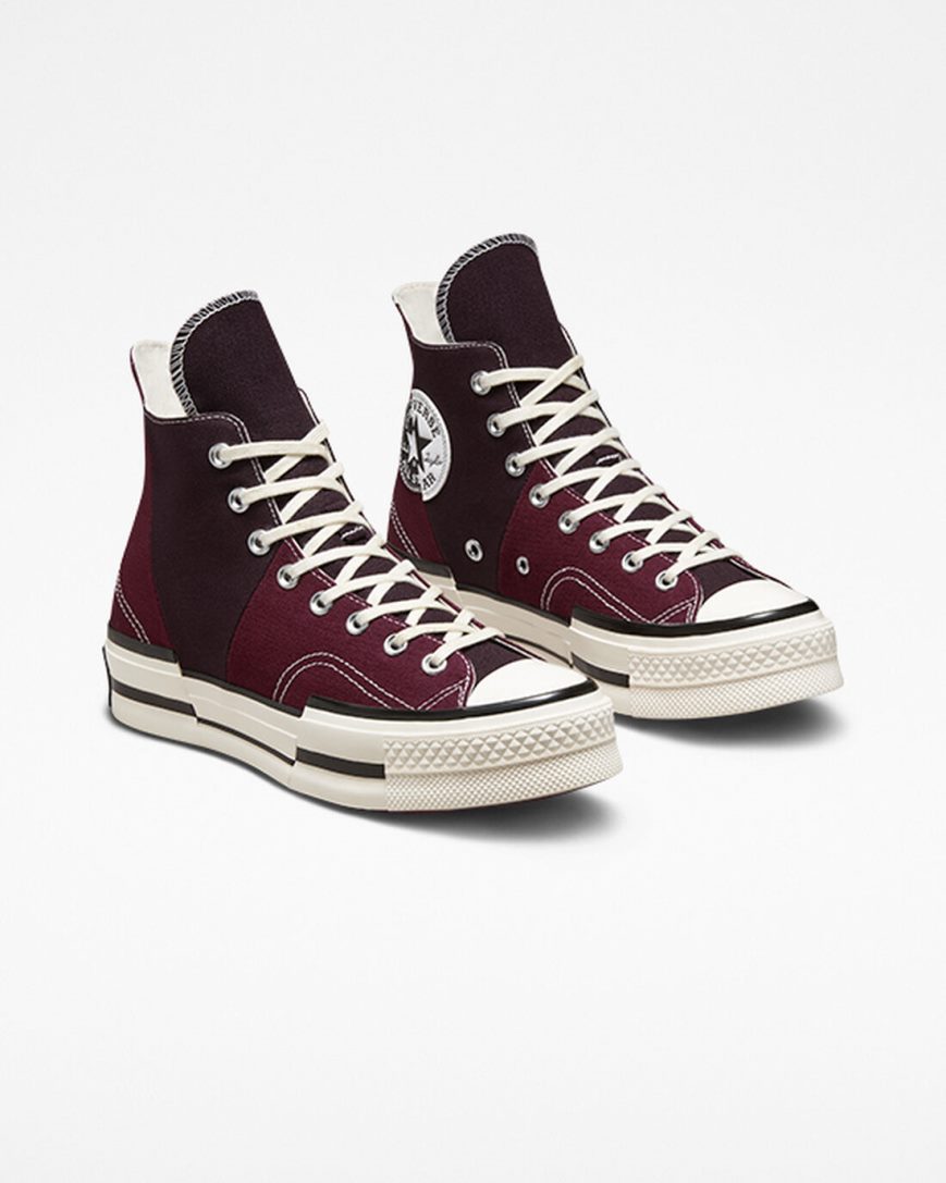 Tenisky Vysoke Converse Chuck 70 Plus Panske Tmavo Červené Čierne | SK JMA11W0